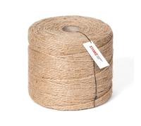 Seilwerk STANKE Corde de Jute Fibres Naturelles enroulées gréement la rambarde de sécurité 2mm 50m