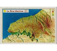 Seine maritime 21,6 x 31,7 cm - 21 x 31 cm - Collectif - Georelief - Jeux livres objets