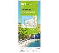 IGN - TOP100D76 - Seine-Maritime - Échelle 1:100 000 - Carte