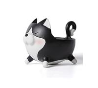 SEINHIJO Plateau de Bonbons Plateau de Biscuits Boite de Cookies Chat Décor Figurine Animal Cadeau Sculpture Modern Arts Maison Statue Résine 19cm