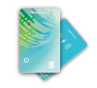 SEINXON Elite Wallet Tracker Qi Wireless Charging IP68 Thin Item Finder Purse Luggage Works with Apple Find My APP & Network (iOS Only) Green