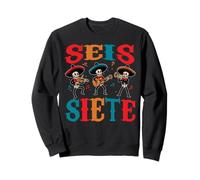 SEIS Siete 67 Meme Six Seven Dia de Los Muertos Sugar Skull Sweatshirt