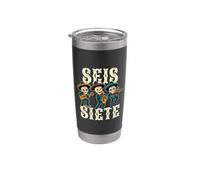 Seis Siete Souls Day Of Dead Dia De Los Muertos 67 Garçons Gobelet isotherme en acier inoxydable double paroi
