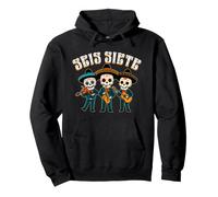 SEIS Siete Souls Day of Dead Dia De Los Muertos 67 Meme Sweat à Capuche