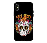 SEIS Syete 67 Meme Dia De Los Muertos Mexicain Halloween 67 Coque pour iPhone X/XS