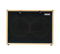 Seismic Audio 2x12 Haut-parleur pour guitare Interrupteur 7 plis Bouleau 30,5 cm 212 Orange Tolex Grille en tissu noir