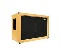 Seismic Audio - Armoire de Guitare Vide de 30,5 cm - Bouleau 7 Plis - Cabine sans Haut-Parleur 2 x 12 Tolex Orange - Grille en Tissu Noir - Options de Chargement Avant ou arrière