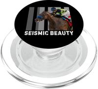 Seismic Beauty Horse, Courses de Chevaux, Del Mar, Santa Anita PopSockets PopGrip pour MagSafe