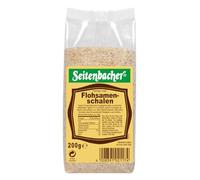 Seitenbacher Plantago ovata Coquilles de graines de psyllium - Naturel - Traitement intestinal - Gestion du poids - Régime alimentaire - Remplace les œufs - 1 x 200 g