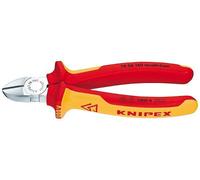 Knipex Pince coupante de côté 70 06 160 SB 160 mm certifiée VDE, gaines bi-matière chromée