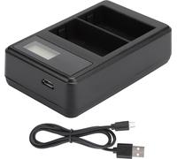 SEIVI EN EL3E Appareil photo portable Chargeur de batterie Chargement LCD Quantité électrique Affichage double slot pour Nikon D90 D80 D300S D300 D700 D200