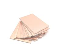 SEIWEI 10 pièces cuivre plaqué plaque stratifié, 100 x 150 mm double face feuille de cuivre PCB circuit imprimé carte pour maintenance industrielle de soudure
