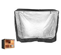 SEIWEI Housse Universelle pour clapier à Lapins, Cage à Lapin, Housse de Protection Contre la poussière, pour Les Chatons, Les Animaux domestiques - 122 x 50 x 105 cm Gris