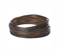 SEIWEI Kit de réparation en rotin 8 mm x 36 m, design imperméable et résistant aux UV, pour meubles de jardin, meubles de terrasse et chaise en rotin, panier de canapé, remplacement (marron)