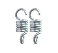 SEIWEI Lot de 2 ressorts pour hamac, accessoires pour chaises à bascule de jardin, ressorts robustes pour sacs de frappe, balançoires de véranda, chaises suspendues (10,5 x 2,2 cm)