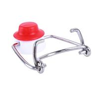 SEIWEI Lot de 4 bouchons de rechange pour bouteilles de vin à couvercle basculant, bouchon à rabat pour bouteilles de bière racine, bouchon basculant de rechange pour brassage maison