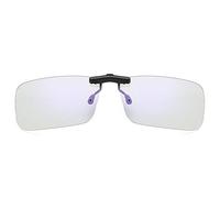 SEIWEI Lunettes anti-lumière bleue à clipser, jaune/transparent, anti-fatigue sur écrans de PC, 1 pièce transparente