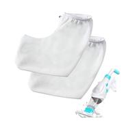 SEIWEI Sacs filtrants pour aquarium, 180 microns, maille média avec cordon de serrage pour boules biologiques d'aquarium, charbon actif, charbon granulé, nylon réutilisable, pour nettoyeur de gravier