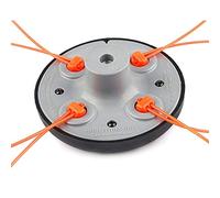 SEIWEI Tête de rechange 4 voies pour débroussailleuse Stihl, Ryobi, Husqvarna, Echo, Honda, Makita, etc