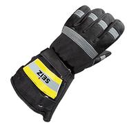 Seiz 800190# 08 pour enfants et adolescents Fire Gant JF avec bandes réfléchissantes, taille 8, Noir/gris