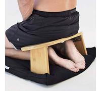 Seiza Chaise de méditation pliante en bambou - Tabouret à genoux pour la méditation vipassana et transcendantale Banc zen portable pour plus de confort et de soutien dans la pratique de la pleine