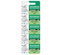 Seizaiken 346 SR712SW 1,55 V 0 % Hg Piles pour montres à oxyde d'argent (5 piles) fabriquées au Japon par Seiko