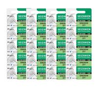 Seizaiken 377 SR626SW 1,55 V 0 % Hg Piles de montre en oxyde d'argent (lot de 20) Fabriqué au Japon par Seiko