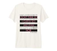 Seize Bougies L'avez-Vous déjà Fait ? Jake Ryan T-Shirt Haut de Gamme