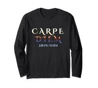 Seize Day Carpe Texte latin Diem Inspirational Sunrise Manche Longue