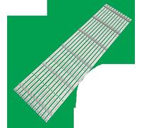 SeiZed Bande de rétro-éclairage LED, 14 pièces, 6 lampes for 75A7100F 75A7120F H75BE7410