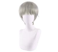 SEIZIS Cosplay Wig Anime Cosplay Perücke für Jujutsu Kaisen Hair mit Dark Purple Synthetic Hair Perücken mit Free Wig Cap