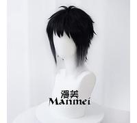 SEIZIS Cosplay Wig Bungou Chien Errant Osamu Dazai Genshin Impact Nakaya Akutagawa Ryunosuke Island Atsushi Edogawa Ranbu cos Perruque Akutagawa Ryunosuke Perruque
