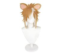 SEIZIS Cosplay Wig Cosplay Perücke für Spiel Genshin Impact Long Straight mit Hörnern Kunsthaarperücken mit kostenloser Perückenkappe