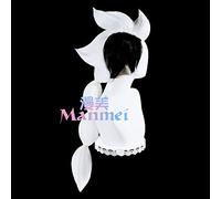 SEIZIS Cosplay Wig Descendants of Light Sky Yuguang Son Graduation Keel Coiffure Noir et Blanc Couleur Correspondant Cravate Cheveux Cos Perruque Perruque
