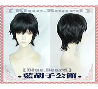 SEIZIS Cosplay Wig Japanese Anime Banana Fish Cosplay Wig Eiji Okumura Black Short Men Synthetic Hair for Adult
