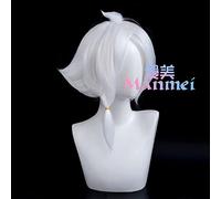 SEIZIS Cosplay Wig Le Ciel Clair Rencontre l'enfant de la lumière, Le Descendant de la lumière, la Nouvelle Coiffure de Pousse Initiale, la Perruque cos de Queue de Cochon Anti-bouclée, la Perruque