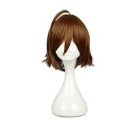 SEIZIS Cosplay Wig Perruque Anime Akame GA Kill Cosplay Perruque Tatsumi, Perruque Brune Courte, Perruque Costume Halloween, for Halloween, Fête Costumée, Spectacle Anime, Événement Cosplay, Concerts