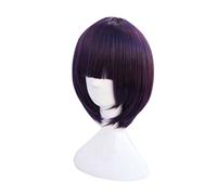 SEIZIS Cosplay Wig Perruque Anime Arknights Cosplay Perruque Andreana, Perruque Bob Bleue, Perruque Costume Halloween, for Halloween, Fête Costumée, Spectacle Anime, Événement Cosplay, Concerts