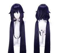 SEIZIS Cosplay Wig Perruque Anime Azur Lane Cosplay IJN Azuma Perruque,Longue Perruque Violette,Perruque Costume Halloween,pour Halloween,Fête Costumée,Série Anime,Événement Cosplay,Concerts