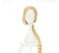 SEIZIS Cosplay Wig Perruque Anime for Raiponce Cosplay Perruque,Longue Blonde Tressée Perruque,Perruque Costume Halloween,pour Halloween,Fête Costumée,Série Anime,Événement Cosplay,Concerts