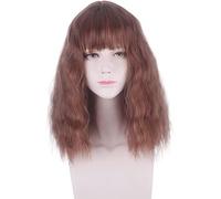 SEIZIS Cosplay Wig Perruque Anime Perruque, Perruque Ondulée Brune, Perruque Halloween Costume, for Halloween, Fête Costumée, Spectacle Anime, Événement Cosplay, Concerts