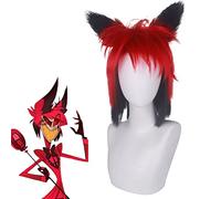 SEIZIS Cosplay Wig Perücke für Anime Perücken Cosplay Weihnachten Hell Inn Broadcast Demon Alastor Cos Role Modeling Cosplay Perücke