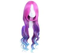 SEIZIS Cosplay Wig Perücke für Karneval Nachtleben CluI Party Dress Up Perücke Lol Bounty Hunter Miss Doom Videospiel Göttin Anime Perücke 351