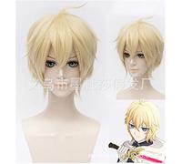 SEIZIS Cosplay Wig Short Straight Hair Wigs Cosplay Anime Bobo Chemical Fiber Set Oblique Liu Sea Short Hair Wave Head 24 Color Optional