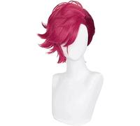 SEIZIS Perruque de cosplay Arcane Vi - Cheveux synthétiques courts et résistants à la chaleur - Pour femme