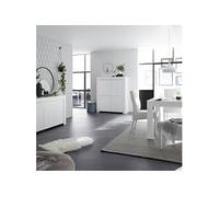 Séjour avec Buffet 3 Portes Blanc Finition Mat - FIRMIN -