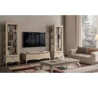 Séjour rtv Vitrine Meubles de rangement Design Art déco Vitrines Set