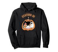 Séjourner au Halloween Ghost Book Club Cozy Jack-O-Lantern Sweat à Capuche