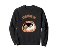 Séjourner au Halloween Ghost Book Club Cozy Jack-O-Lantern Sweatshirt