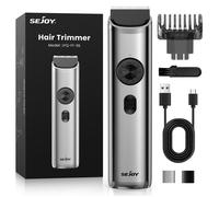 SEJOY Tondeuse Cheveux et Barbe Hommes Professionnelle Sans Fil, 20 Hauteurs de Coupe de 1 à 20mm, 240 Min d'autonomie, Lavable